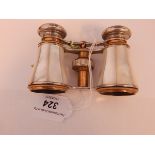 Pair of Victorian mother-of-pearl opera glasses