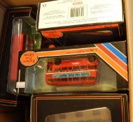 Quantity of boxed scale model vehicles principally coaches and buses (1 box)