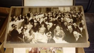 Large black and white photograph of a dinner, by Swaine, Clifford Street,