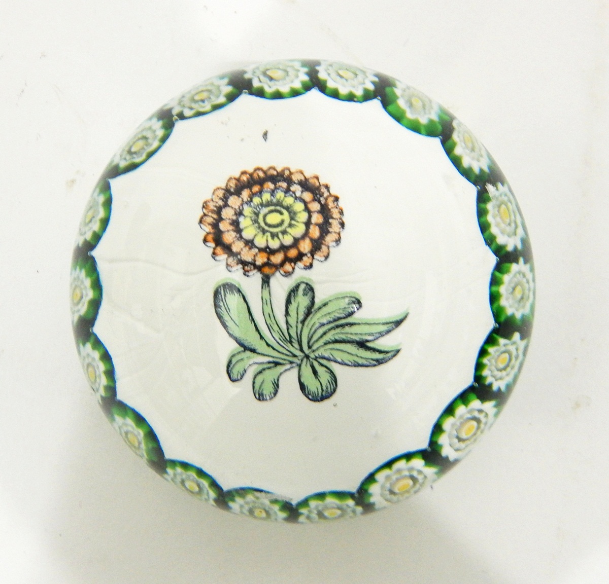 Victorian glass paperweight, - Image 2 of 2