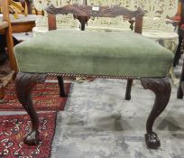 Upholstered seat with low back,