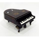 Quantity of novelty jewellery boxes, some musical, piano form, etc.