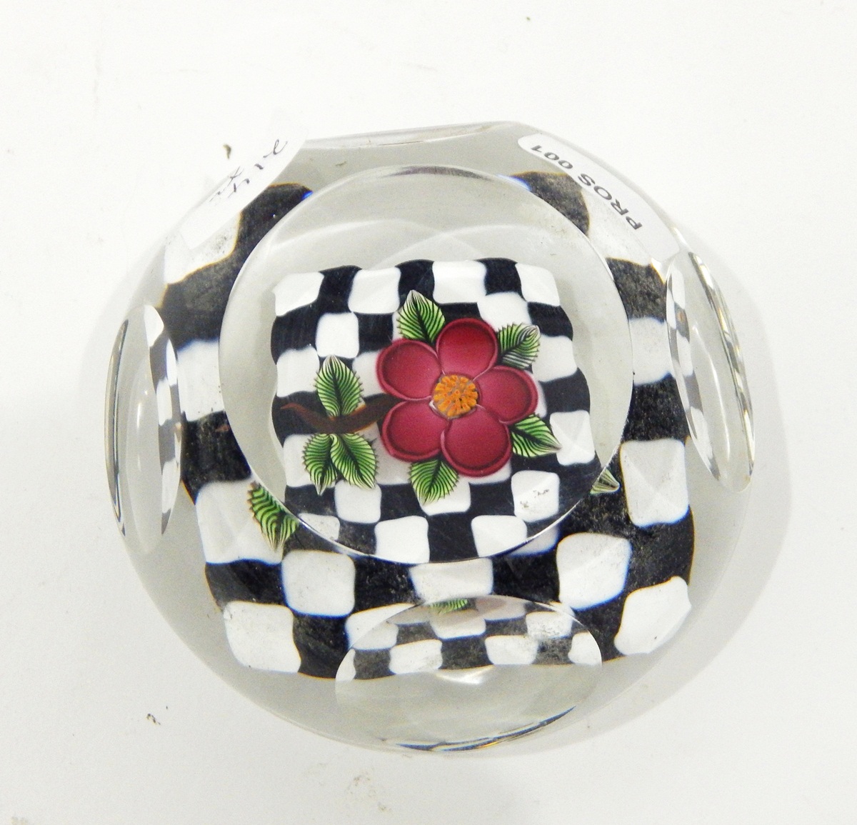 Matched pair of glass paperweights by John Deacons, - Image 3 of 3