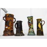 Collection of Devon pottery to include Longpark,