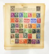 Quantity of 20th century stamps from around the world, loose and stuck down, etc.