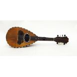 Decorative mandolin with tortoiseshell fingerplate,