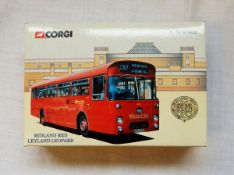 12 Corgi 1:76 scale model buses including Midland Red Leyland Leopard and others (12)