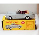 Dinky Bentley Coupe with driver,