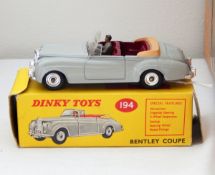 Dinky Bentley Coupe with driver,