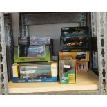 Quantity of Corgi diecast model vehicles to include Morris Minor, KCR bus, Jaguar XJS, etc.