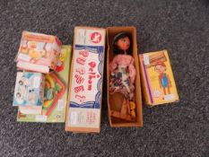 Pelham puppet with original box 'Simple Dancing Puppet', Abenteuer Pinocchio, boxed,