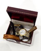 Gentleman's Rotary wristwatch with enamel dial and subsidiary seconds hand,