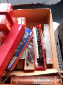 Collection of various model railway locomotives including Triang Hornby electric locomotive R.