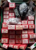 38 Hornby 00 rolling stock and goods wagons, in original red boxes, including multiple tank wagons,