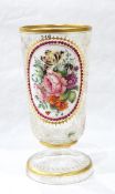 19th century glass vase,