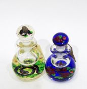 Glass scent bottle by John Deacons,