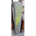 Metal gun cabinet with keys