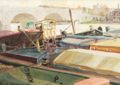 Sidney C Upton (20th century) Watercolour drawings "No.