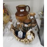 Quantity of Royal Doulton including stoneware harvest jug, two Slater's patent jugs,