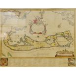 Old engraved map 'Mappa Aestivarum, Insularum alias Barmudas',