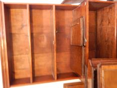 Pine open bookcase,