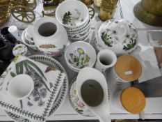 Quantity of Portmeirion 'Botanic Garden' including jug, vase, casserole dish, storage jars,