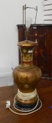 Pottery table lamp,