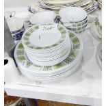 Copeland "Dauphine" part service, dinner plates, side plates,