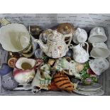 Assorted ceramics including Wedgwood 'Rosehip' bone china, part tea service, assorted ornaments,