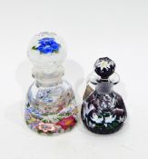 Glass scent bottle by John Deacons,