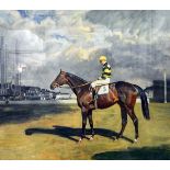 After A J Munnings Three colour prints Portraits of racehorses 'Foxlaw' and two others all signed