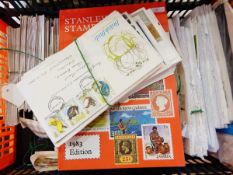 Extensive selection of GB first day covers including sheets on covers (over 250)