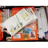 Extensive selection of GB first day covers including sheets on covers (over 250)