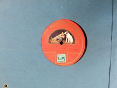 Caruso 13 red label HMV 10" records, five white label,