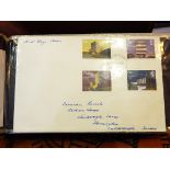 Large quantity of stamp albums and first day cover albums and contents of Worldwide stamps,