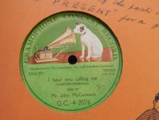 British vocal 10" and 12" records including Clara Butt, Peter Dawson, Eisdell, McCormack,