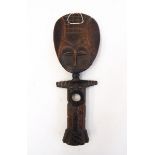 Asante Akuaba carved wooden fertility figure,