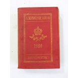 Almanach de Gotha with examples dating from the 1840's to 1930's including WWI and WWII volumes