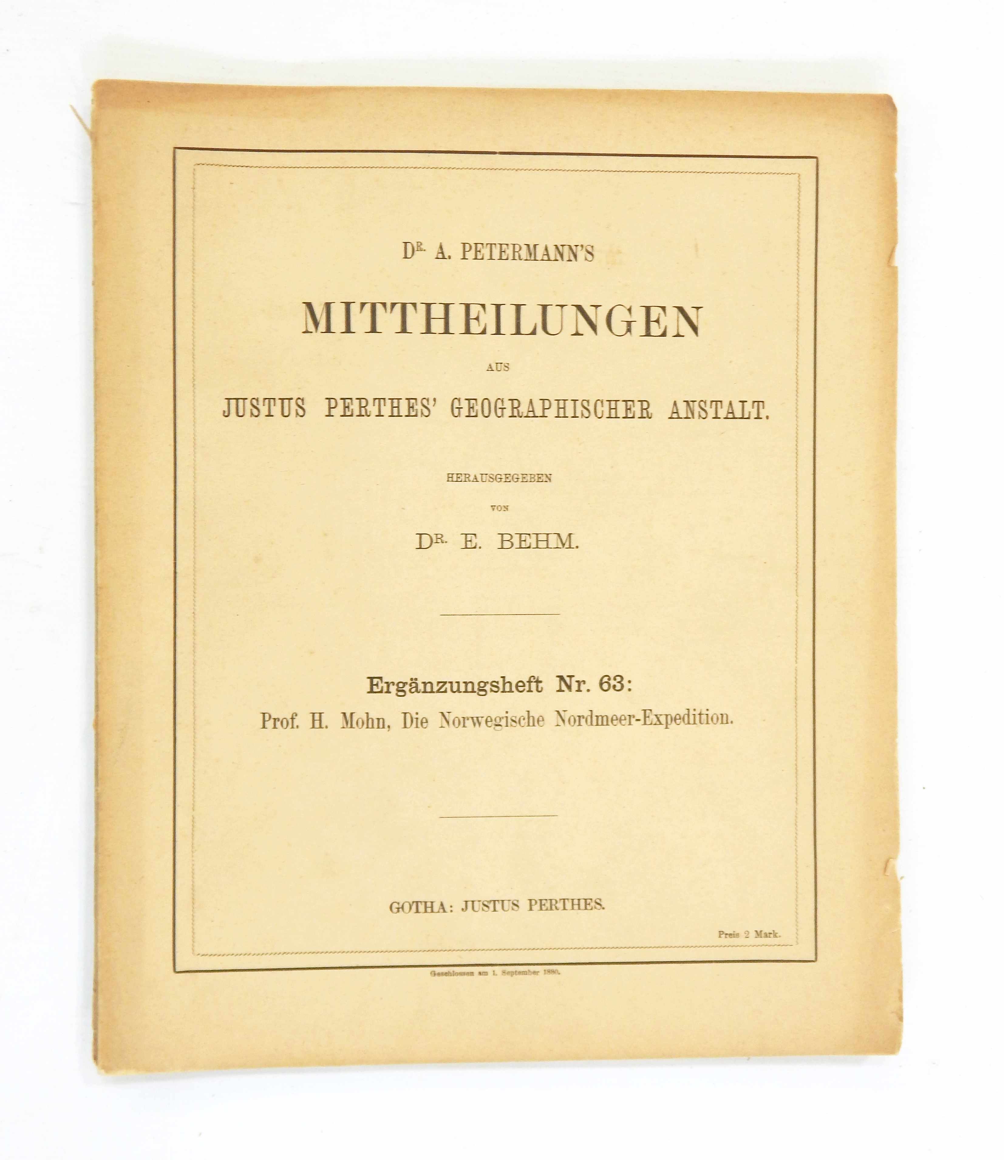 Chamber's Atlas, mid 19th century and a large quantity of folding maps, geographical journals, etc.