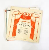 Quantity of classical LP's and others, quantity of 45 rpm singles,