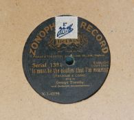 Quantity of Zonophone records, quantity "Red Seal" 12" records,