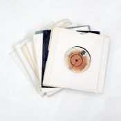 Two boxes 45rpm singles including Elvis Presley (From rags to riches, Blue Christmas,