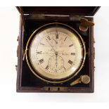 Molyneux brass ship's chronometer, no.