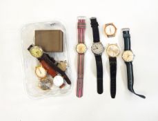 Quantity of gent's wristwatches including Raketa, Carex, Cyma, Services,