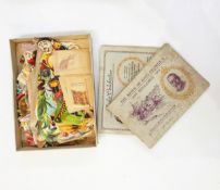 Two Wills cigarette card albums, "The Reign of King George V" and "Radio Celebrities",