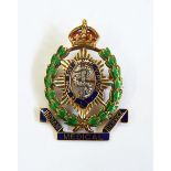 Enamelled gold brooch for the Indian Medical Service,