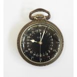 Hamilton Watch Company WWII navigational GCT military pocket watch,