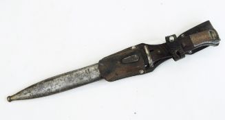 German WWII K98 bayonet by Gebr.