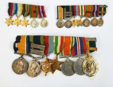 Group of seven medals comprising the 1914-18 War medal awarded to 2nd Lt O F Curtoys,