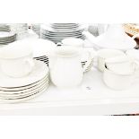 Villeroy & Boch part dinner and tea service 'Manoir', including six meat plates, fish plates,